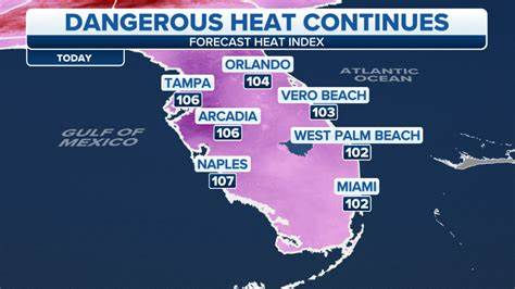 florida heat map